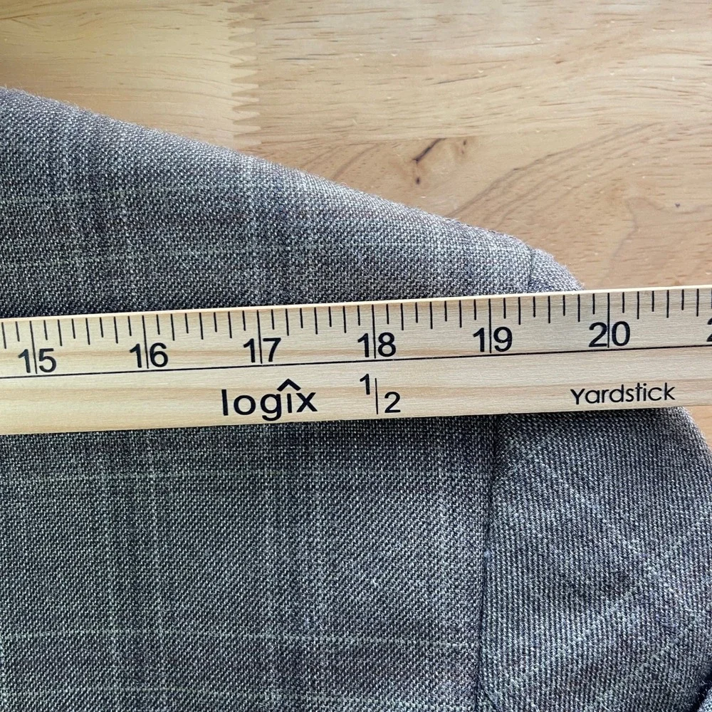 Jos A Bank Signature Tan Plaid SILK + WOOL‎ 42R Blazer Sport Coat Suit Jacket
